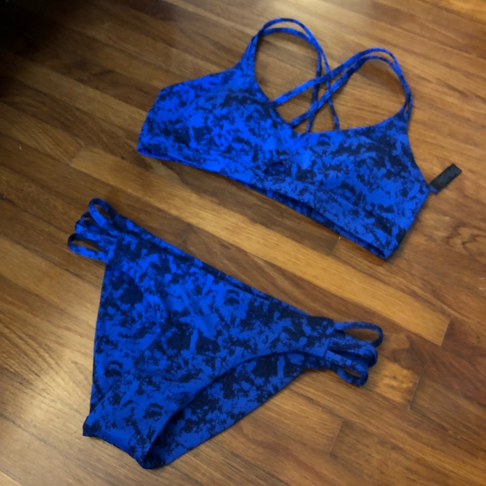 Blue Hurley swimsuit